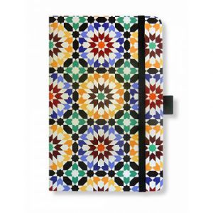 Notatnik Lediberg A6/96/80g linia Ivory Mosaic